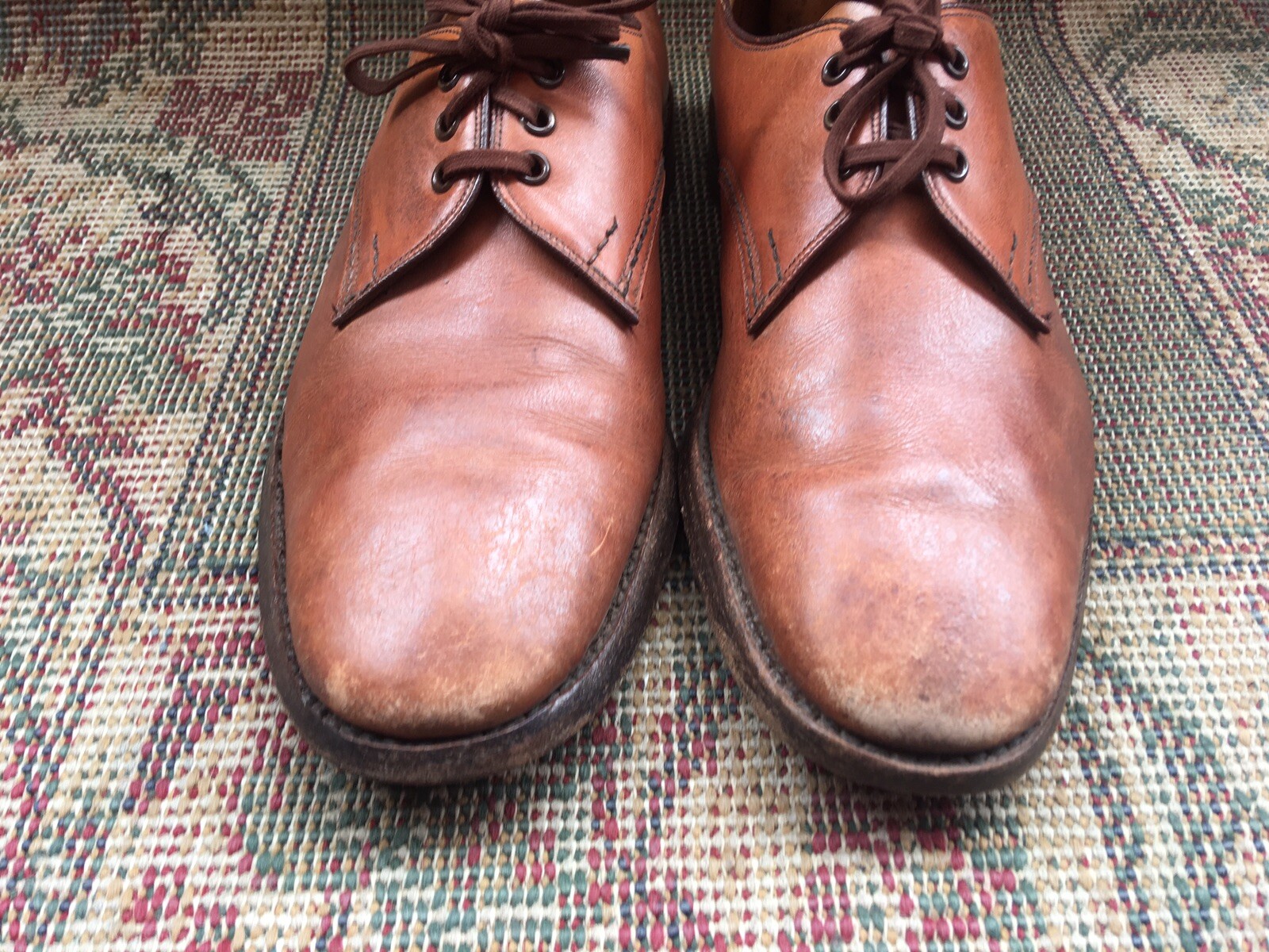 Trickers Vintage Mens Shoes Made In England Size 7 eBay