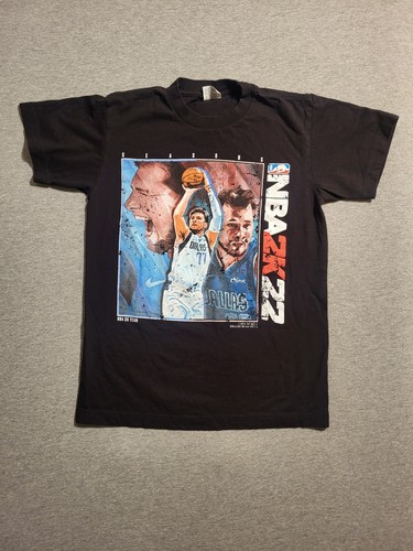 Luka Doncic Shirt Mens Small Black 2k22 RARE 2K Dev Team T Shirt (RARE)