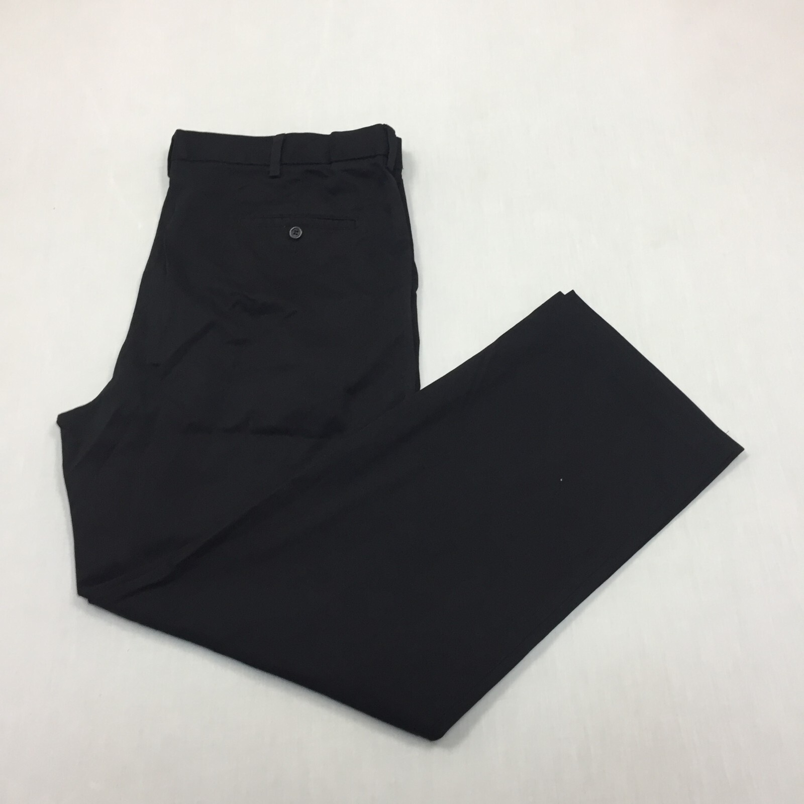 Dockers D3 Chino Trousers Cotton Pants Straight Fit Mens Size 42W 32L Black