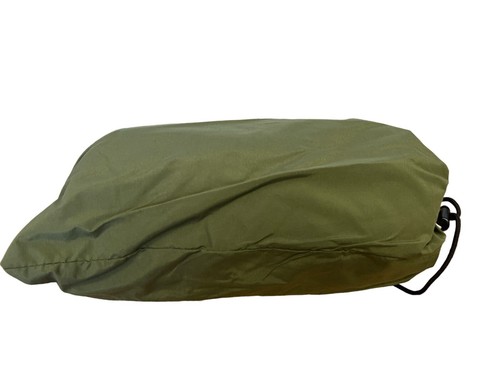 CSG Large Olive Bivi Bag Waterproof Shelter Bivvy Bag Shelter with Head Pole - Picture 3 of 5