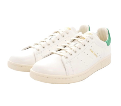 adidas Men's Stan Smith LUX Cloud White/Cream White/Green IF8844 i