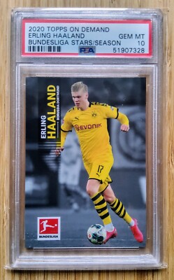 2020 Topps On Demand Stars/Season - Erling Haaland - PSA 10
