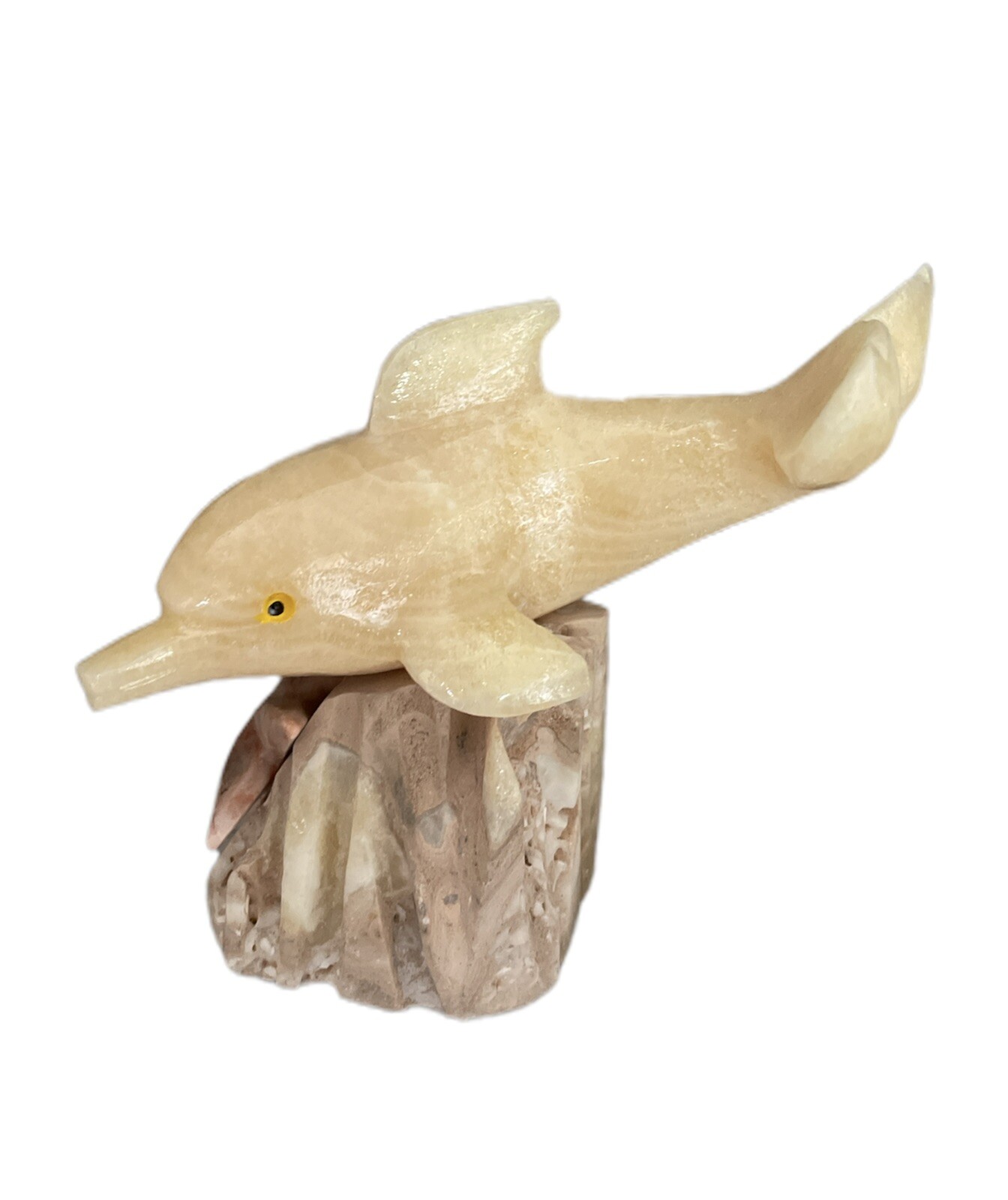 Scultura Delfino Onice Decorazione Casa 10cm Onyx Doplhin Sculpture Home Design