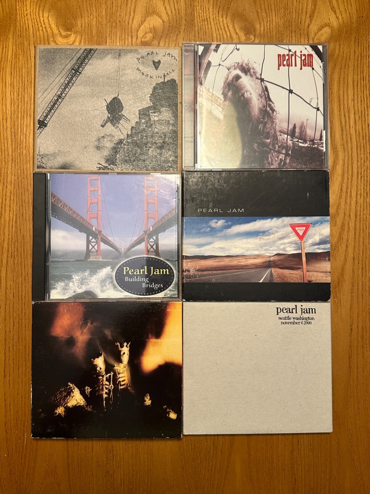 Lot of 6 Pearl Jam CDs Including Live Seattle, Riot Act, Yield & More