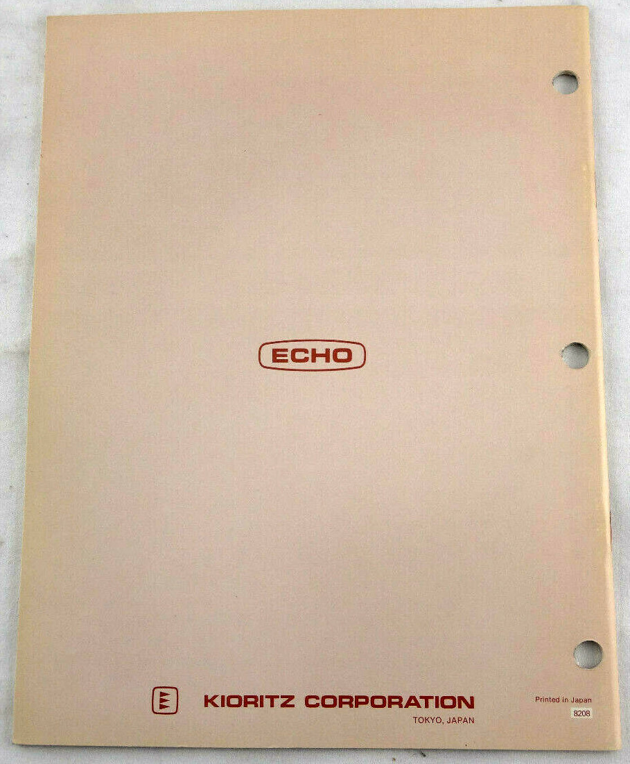 ECHO Hedge Trimmers HC-160 HC-200AE Service Manual VGC Pre-owned Free Shipping