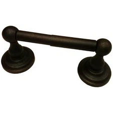 Rustic Oil Rubbed Bronze Sandcast Style Toilet Paper Holder