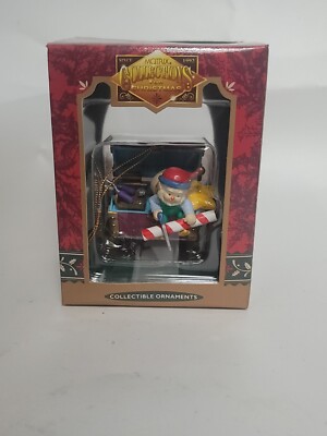 Vintage Matrix Collections For Christmas Elf and Tool Box Ornament 1992