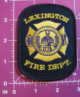 Lexington Kentucky Fire department patch-full hook & loop back-B