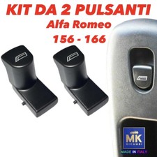 KIT DA 2 PULSANTI ALZAVETRO ALFA ROMEO 156 166 (SI ILLUMINA)