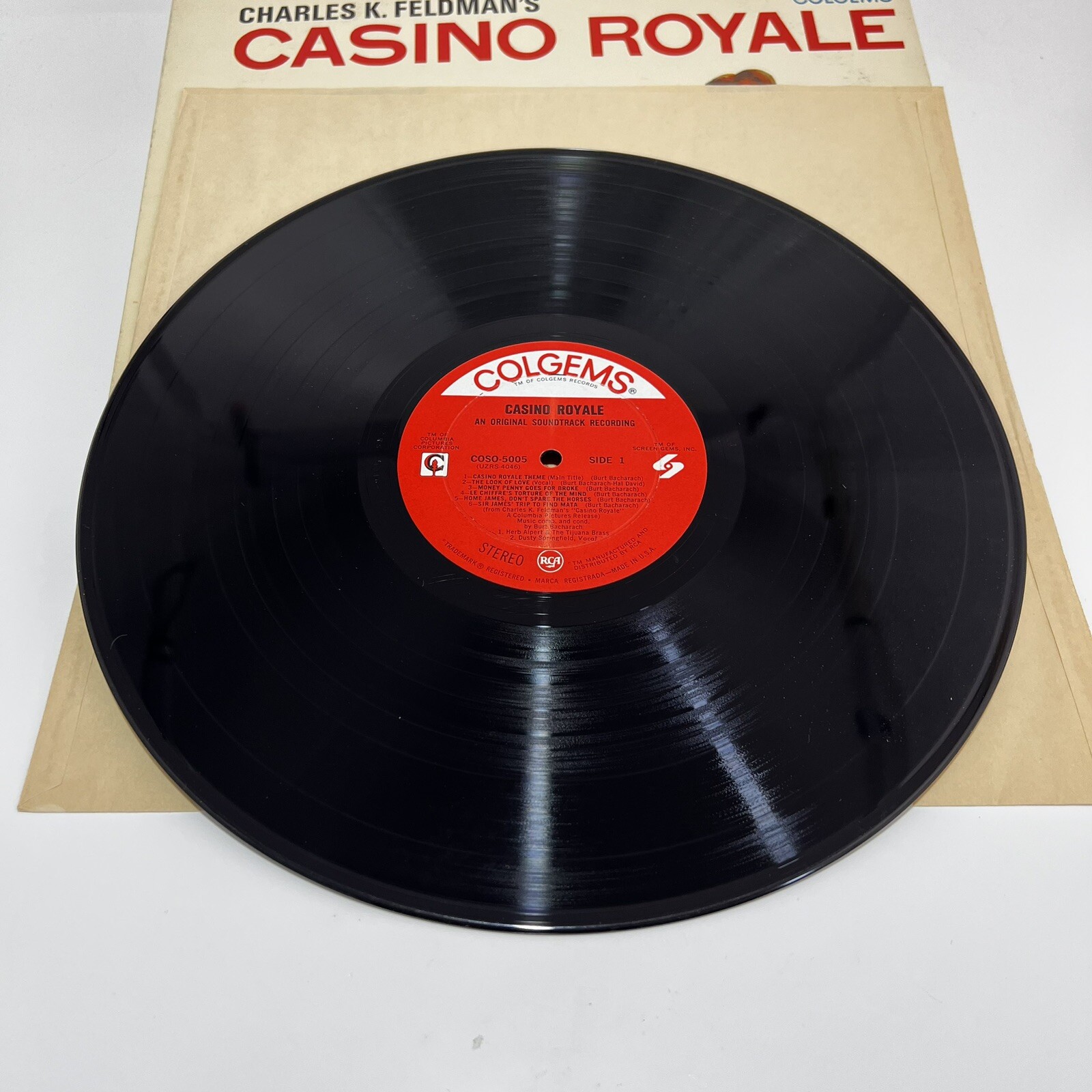 Casino Royale 1967 Colgems Herb Alpert Dusty Springfield James Bond