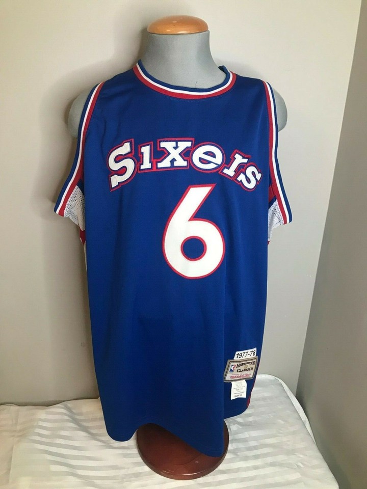 Maillot NBA Vintage Julius Erving #6 – Mitchell & Ness 76ers 82-83 – Taille 60 4XL – Excellent état