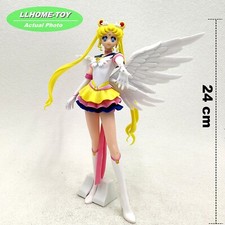 Anime SMLA Angel Wings Tsukino Usagi Action Figure Statue Toy Doll Gift