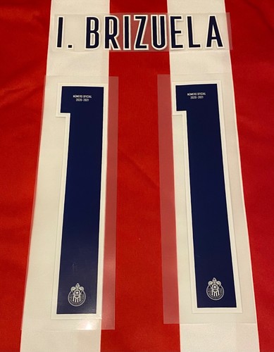 Official Chivas Guadalajara Name Number 