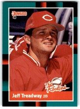 1988 Donruss The Rookies Jeff Treadway Cincinnati Reds #17