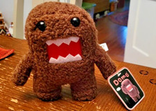 DOMO 6in. NWT Nanco Brown Fuzzy Plush Soft Stuffed Animal Toy 1998-2010