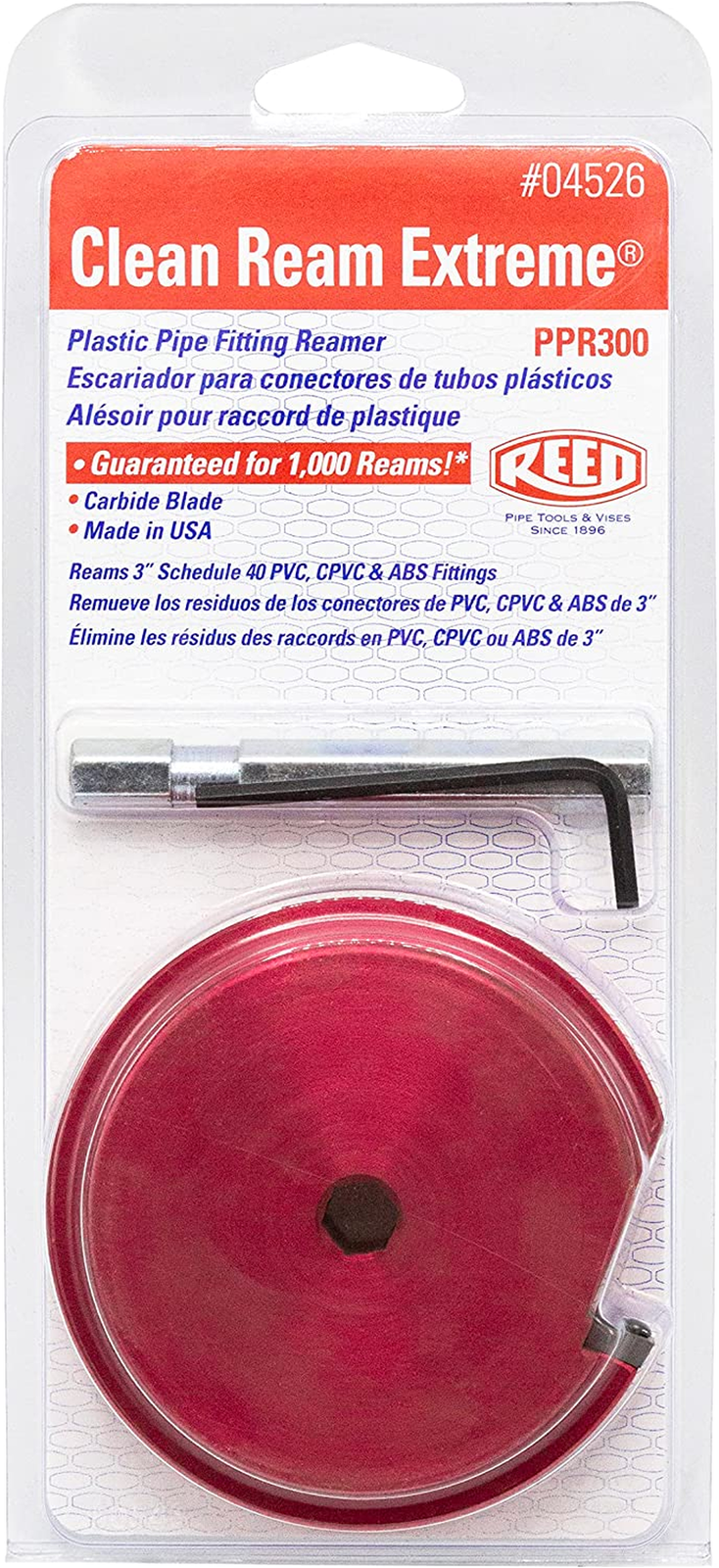 PPR300 3Inch Plastic Pipe Fitting Reamer eBay