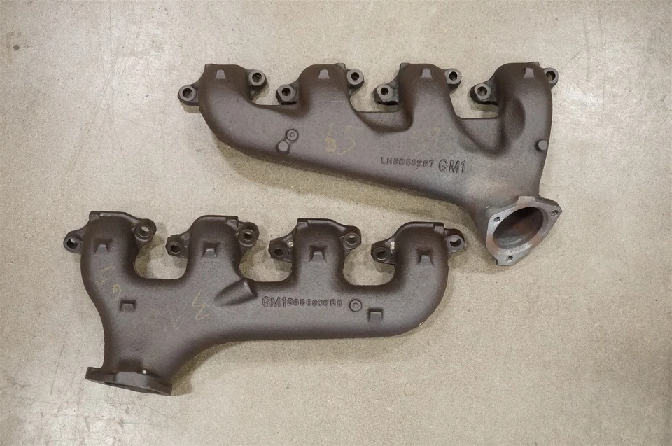 1965 Chevrolet Impala SS 396 LH RH Exhaust Manifolds Bel Air Biscayne - Image 1 of 4