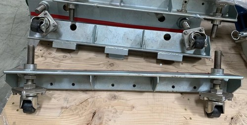 Industrial Truss Dolly w/ Sisiku Swivel Casters and Machine Frame, Lot of 2