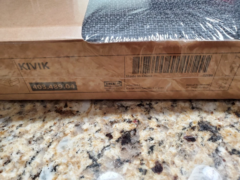 FUNDA CHAISE IKEA KIVIK, Hillared Antracita, 403.489.04, TOTALMENTE NUEVA Y SELLADA Foto 4 de 4