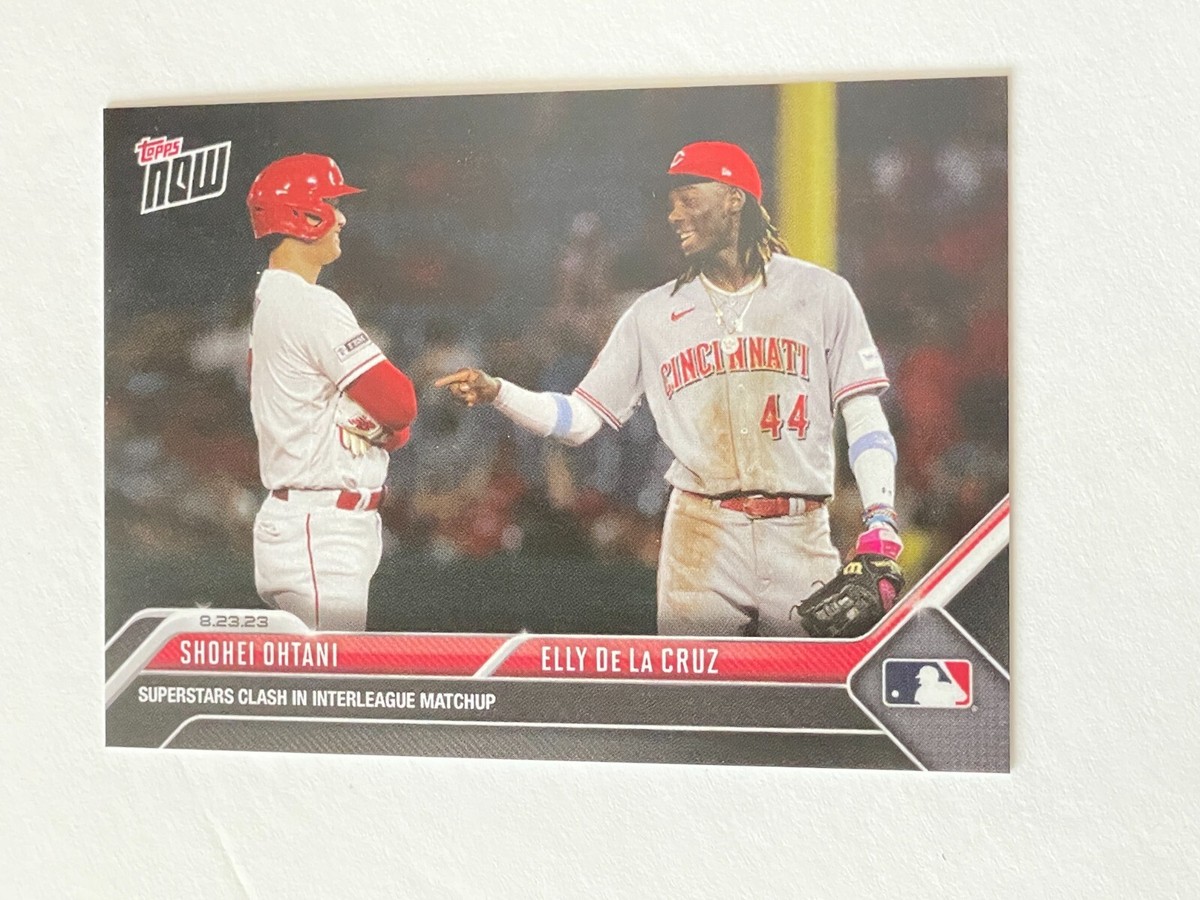 2023 Topps Now #750 SHOHEI OHTANI Elly De La Cruz 08/23 Rookie 
