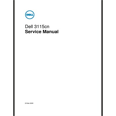 DELL 3115cn Service Manual | eBay