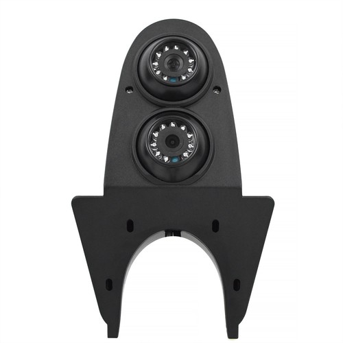 Dual Reversing Camera Rear View Parking Universal Roof Mount + Twin Monitor 2 - Picture 8 of 13