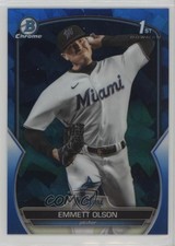 2023 Bowman Chrome Draft Sapphire Edition Emmett Olson #BDC-10 6fs