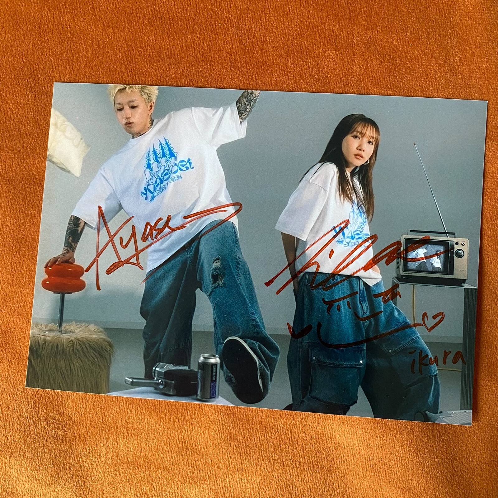 YOASOBI GROUP Autographed Signed Photo 4*6 J-POP COLLECTION 2024E