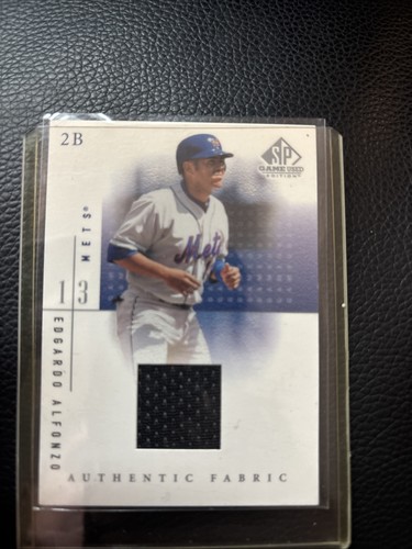 2001 SP Game Used Edition - Authentic Fabric Edgardo Alfonzo #EA (MEM)