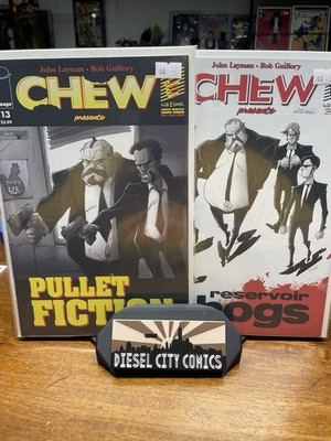 Chew 13 Lot First & Second Print Homage Tarantino Pulp Fiction Reservoir Dogs