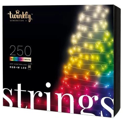 Twinkly Strings Light   App-Controlled LED Christmas Lights 250 Ecomm - OPEN BOX