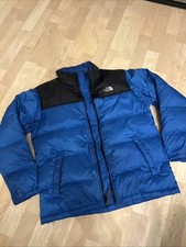 The North Face 550 Youth Boys Down Puffer Jacket Blue Size 18/20 XL