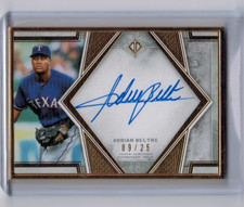 2019 Topps Transcendent Adrian Beltre Auto #'ed 09/25