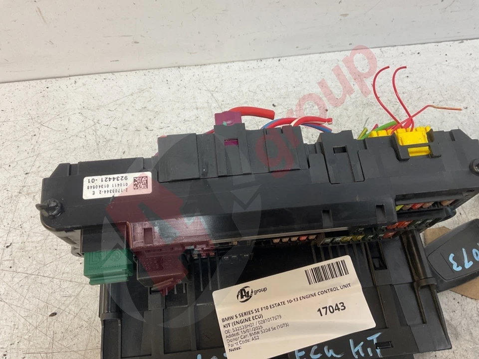 KIT CENTRALINA MOTORE BMW SERIE 5 SE F10 STATION WAGON 10-13 (MOTORE ECU) - Immagine 3 di 4