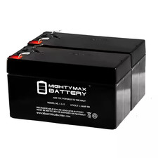 12-Volt 1.3Ah Replacement Backup Battery for High Tech Pet Power Pet Doors - 2 P