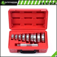 ✅10pcs Sliver Bearing Race and Seal Driver Set Aluminium Auto Car Tool Set