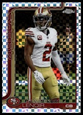 2025 Topps Chrome #269 Deommodore Lenoir X-Fractor