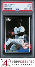 1985 DONRUSS #492 JOSE RIJO RC YANKEES PSA 9