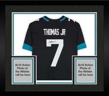 Framed Brian Thomas Jr. Jacksonville Jaguars Signed Nike Black Limited Jersey
