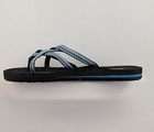 TEVA MUSH SANDALS WOMEN'S 11 BLUE/BEIGE/BLACK STRAPPY SLIP ON THONGS PERFECT! — photo 3