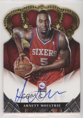 2012-13 Panini Preferred Gold 19/25 Arnett Moultrie #453 Rookie Auto RC e6e