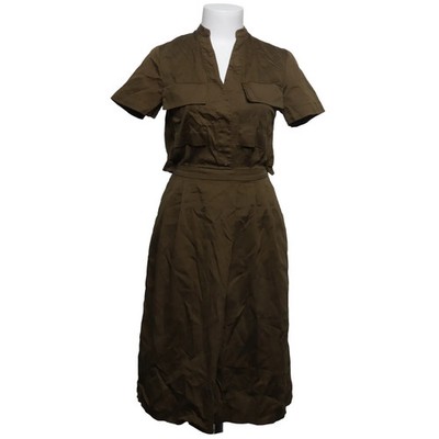 Stefanel, Kleid, Größe: 32, Grün, Baumwolle/Elasthan, Einfarbig, Damen #GfF