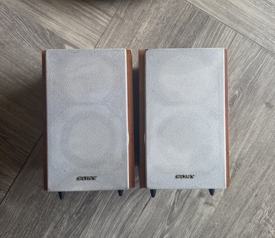 Sony SS-CEX100 2.0 Wired Bookshelf Speakers Pair 4 Ohm Brown/Silver