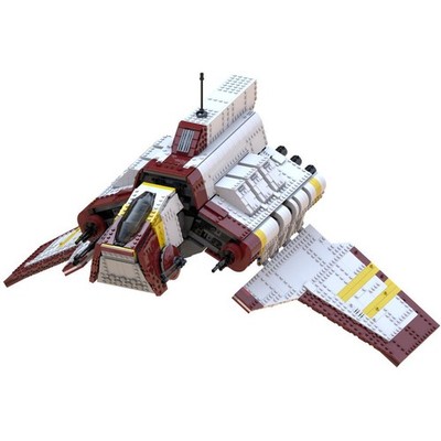 Modubrix Mocs Building Blocks Republic Attack Ship Sets Bricks Toys Kits 2317Pcs