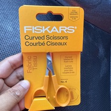 Fiskars 4'' Curved Scissors No.4 Brand New Free Shipping Fast