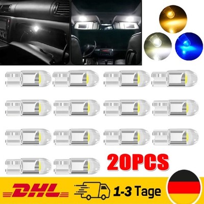 NEU 20 Stück T10 W5W LED Beleuchtung Glühbirne Display Glassockel Innenraum 12V