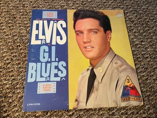 ELVIS PRESLEY in GI BLUES Vintage (1960) LP Vinyl Record Excellent condition!!