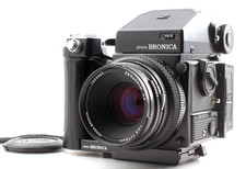 [MINT / Grip] Zenza Bronica ETR Si AE-II 120 Film Back 75mm f2.8 Lens From JAPAN