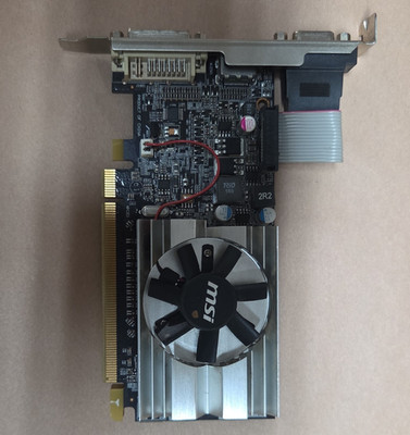 MSI AMD Radeon HD 6450 PCIe x16 Graphics Card, VGA DVI HDMI, Fan Heatsink