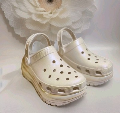 Crocs Mega Crush Iridescent Glitter Clog UNISEX [M10''/W12'']